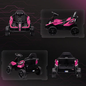 Ride On Toy dashboard detail for a Realistic Driving experience.