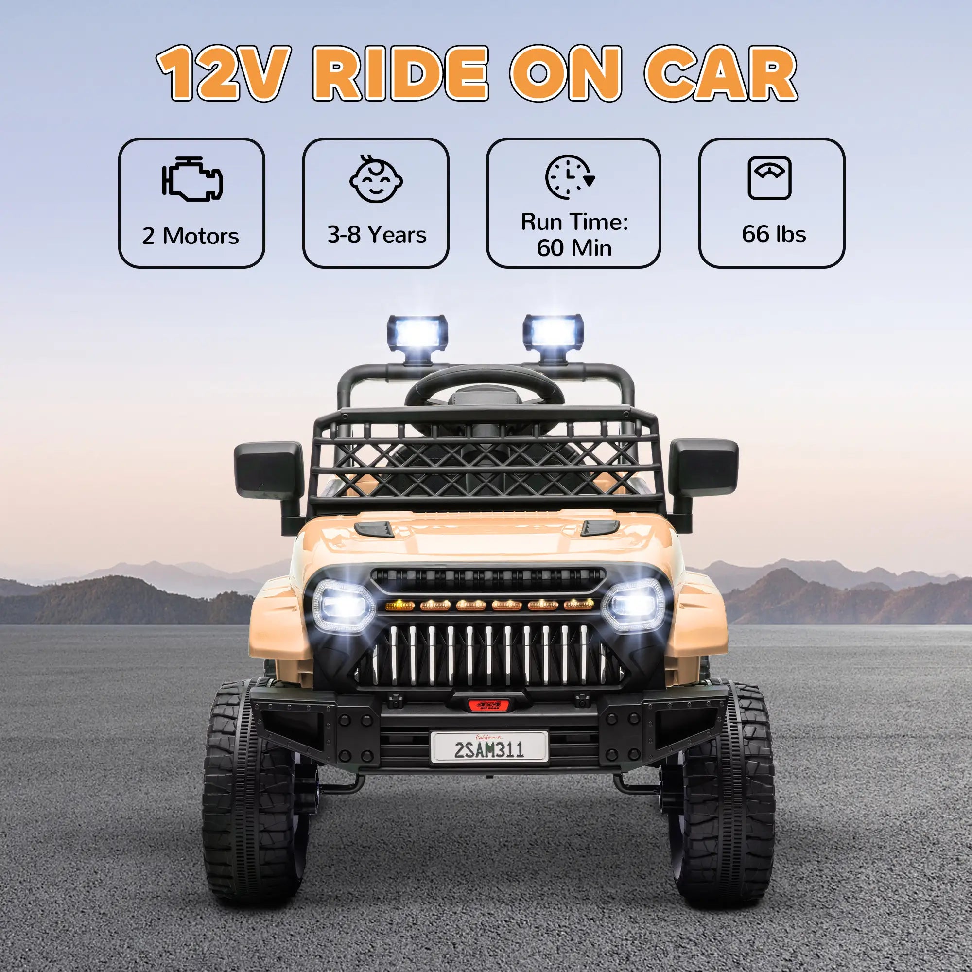 Qaba kids ride-on truck compared to ride-on bumper car