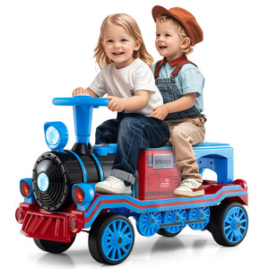 Ride on train with music and USB port for extra fun