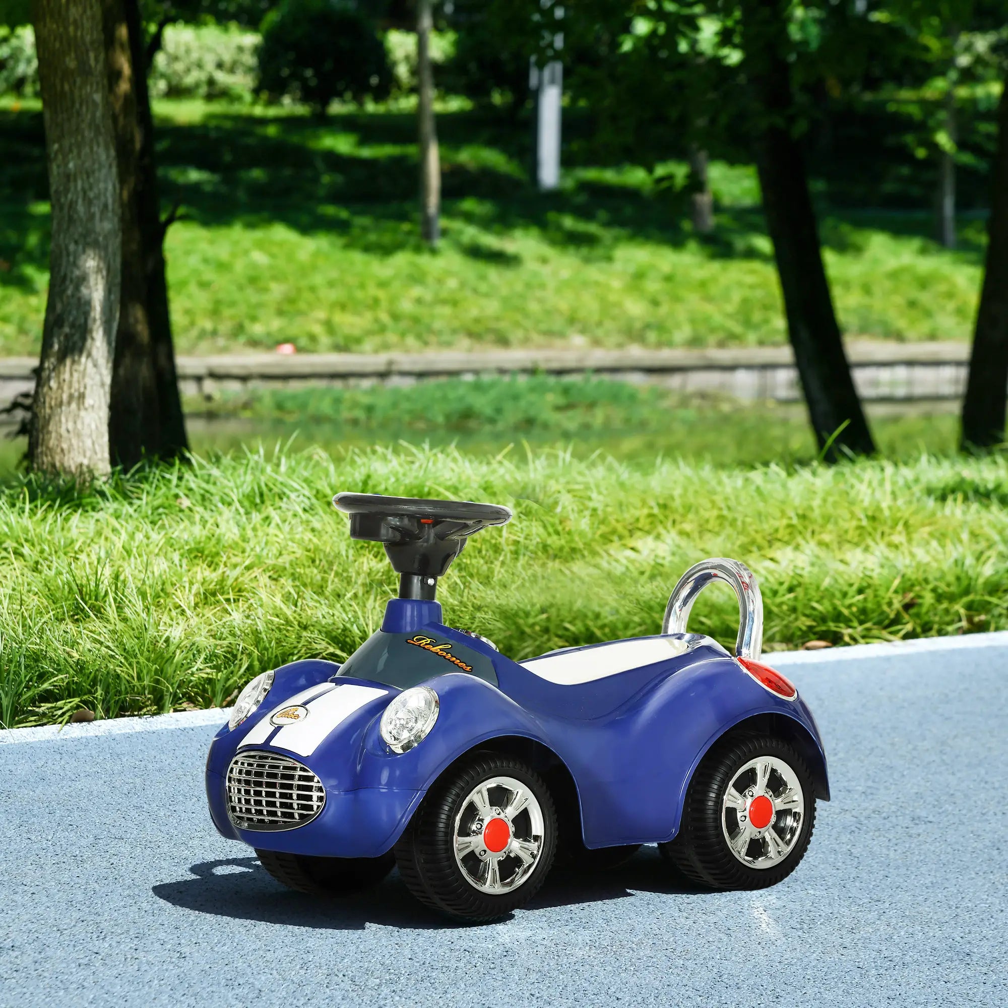 Safe ride-on car made from PP and metal materials