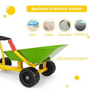 Compact design kids sand digger dumper