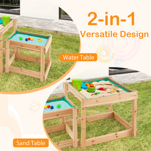 Sandbox with canopy and protective cover