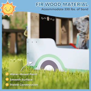 sandbox with canopy and included toys