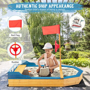 Sandbox with convertible lid and storage