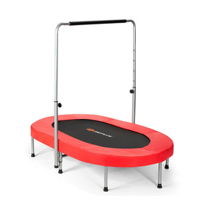 Heavy duty steel frame trampoline with high load capacity