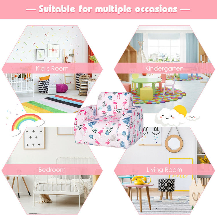 Folding Design Toddler Sofa for Small Spaces