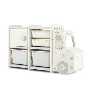 Toddler Truck Storage Organizer with Plastic Bins – Fun and Functional Toy Storage