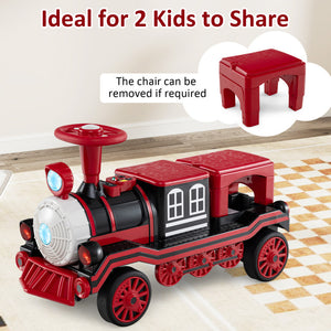train whistle ride on toy for outdoor play