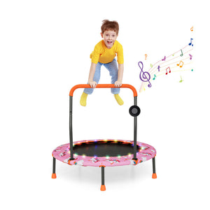 Trampoline soft foam handlebar for safety