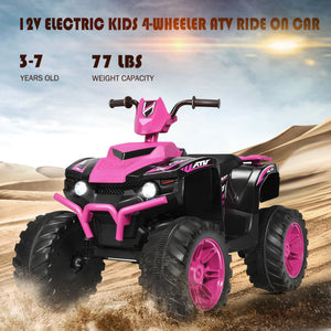 Durable 12V ATV quad toy designed for toddlers