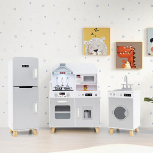 pretend kitchen toys with real knobs and handles
