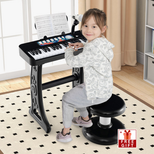 Kids Piano Keyboard 37-Key Kids Toy Keyboard Piano with Microphone for 3+ Kids