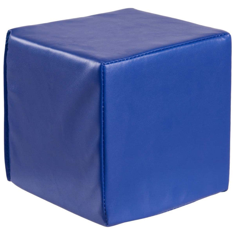 12 Pieces 8-Inch PU Foam Big Building Blocks for Kids – Soft, Lightweight, Colorful Educational Blocks for Toddlers and Preschool