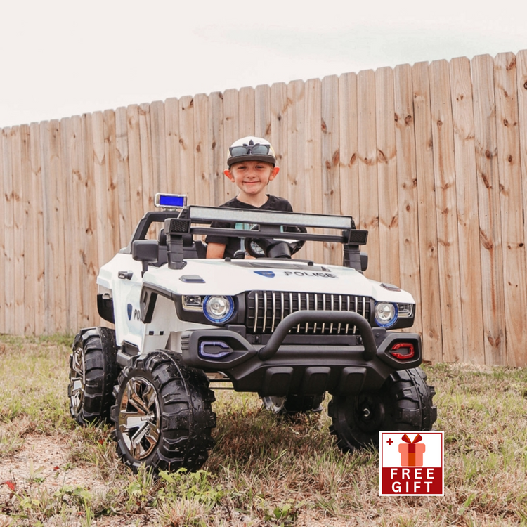 power wheels police car