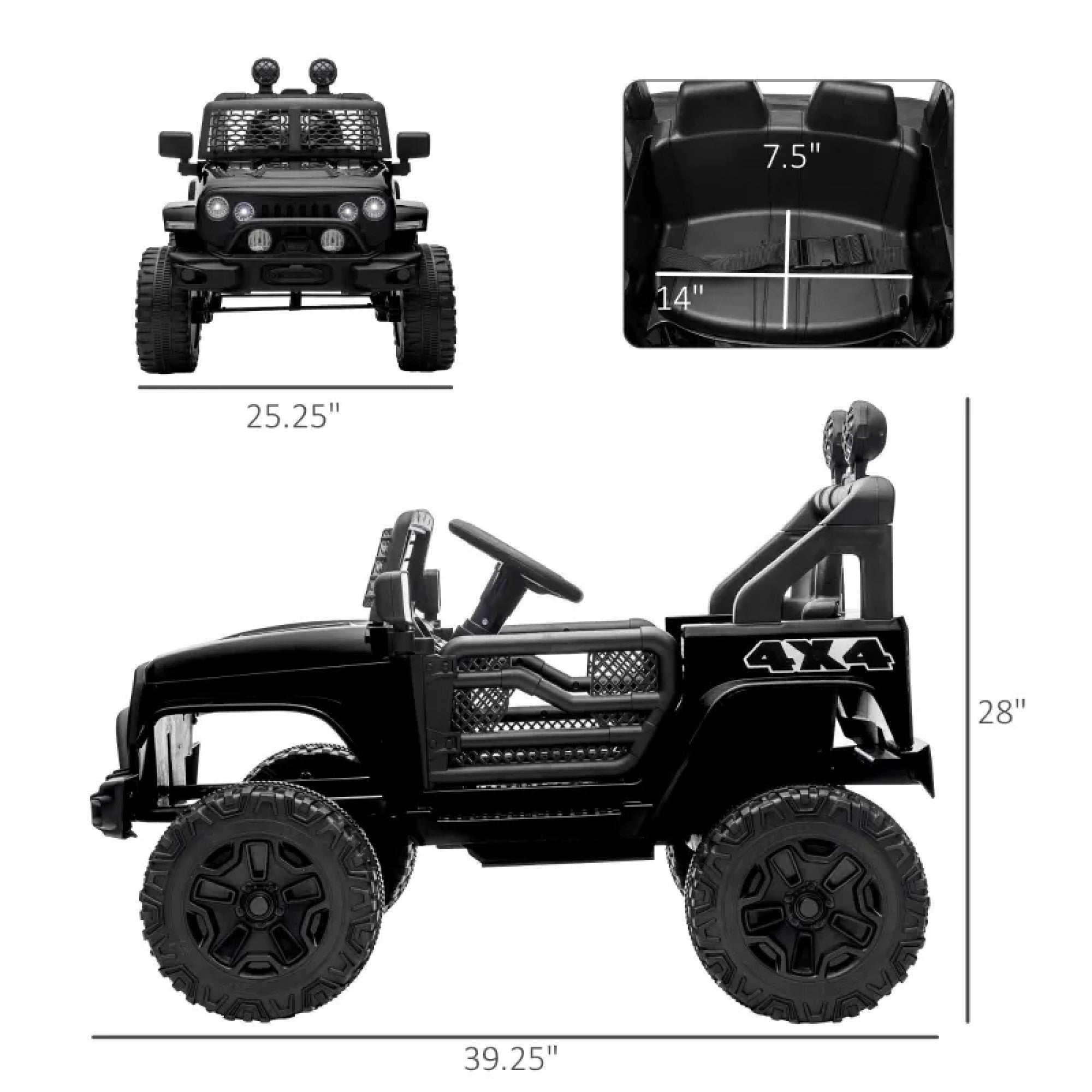 12v remote control ride on car