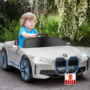 12V Electric Car for Kids Licensed BMW i4 Ride-On Toy