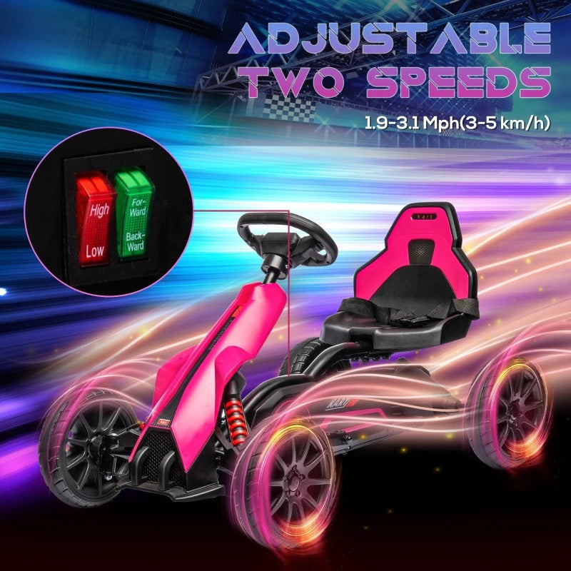 12V Electric Go Kart for Kids – Adjustable Speed, Safe and Fun Ride