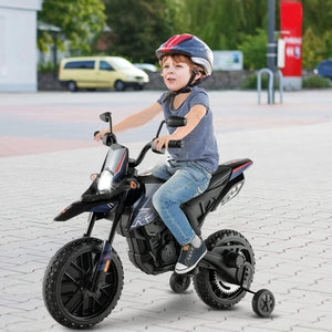 12V Electric Off-Road Dirt Bike for Kids, Battery-Powered Motorcycle Toy for Boys, 4Mph