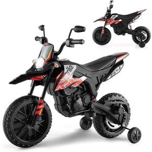 12V Electric Off-Road Dirt Bike for Kids, Battery-Powered Motorcycle Toy for Boys, 4Mph