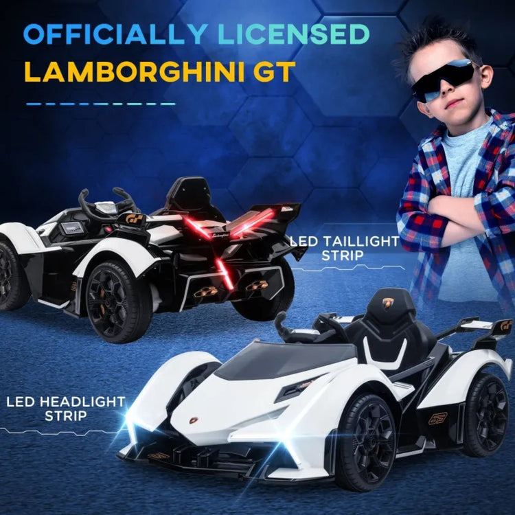 12V Electric Ride-on Car, Licensed Lamborghini V12 Vision Gran Turismo