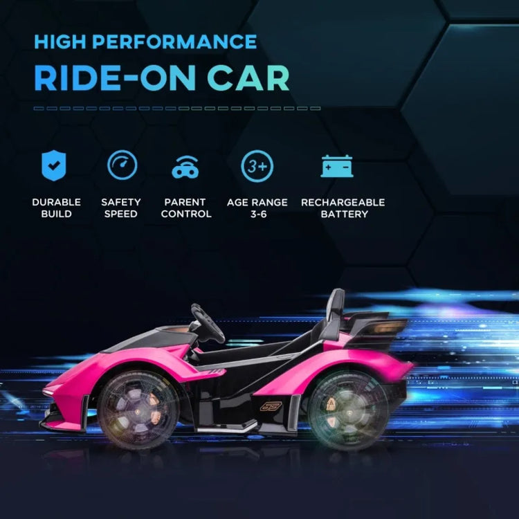 12V Electric Ride-on Car, Licensed Lamborghini V12 Vision Gran Turismo