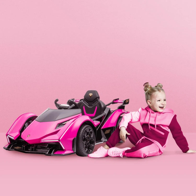 12V Electric Ride-on Car, Licensed Lamborghini V12 Vision Gran Turismo