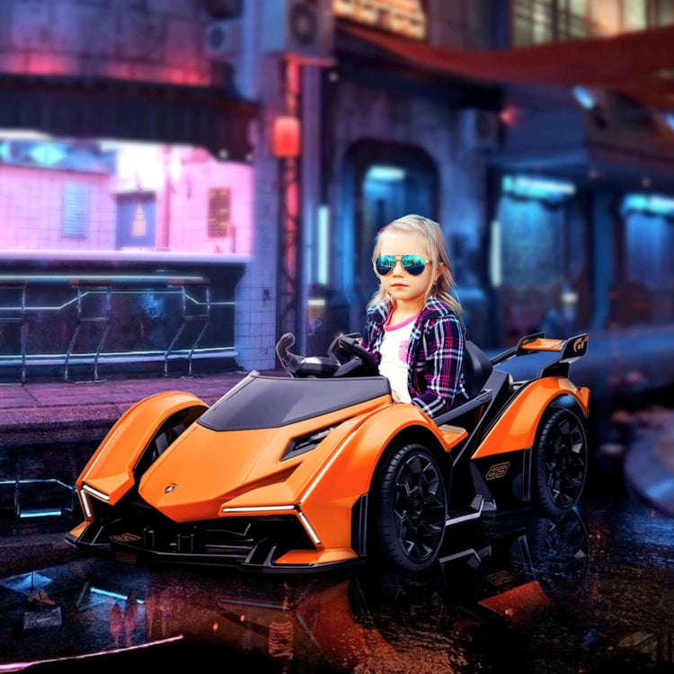 12V Electric Ride-on Car, Licensed Lamborghini V12 Vision Gran Turismo
