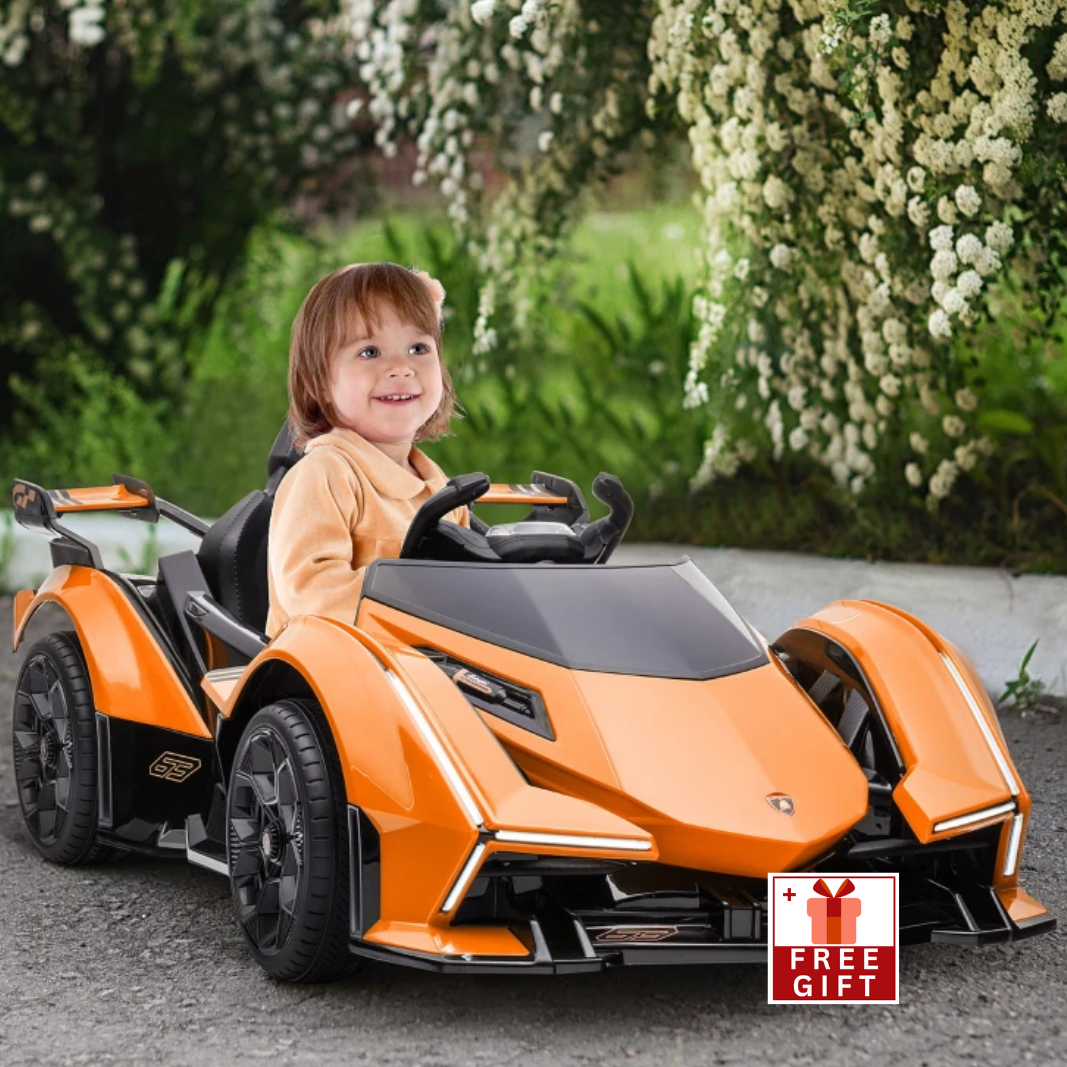 12V Electric Ride-on Car, Licensed Lamborghini V12 Vision Gran Turismo