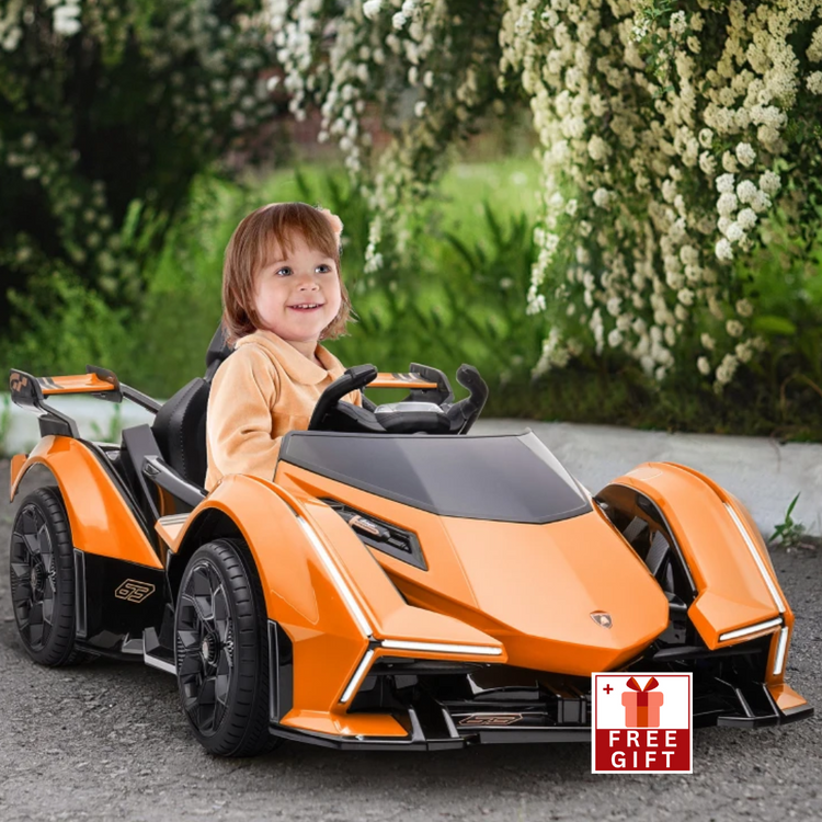 12V Electric Ride-on Car, Licensed Lamborghini V12 Vision Gran Turismo