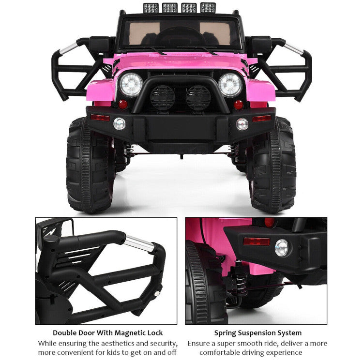 pink jeep power wheels