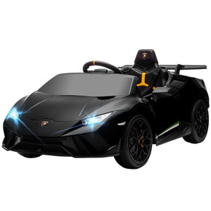 12V Lamborghini Huracan Electric Car for Kids with Remote Control, Spring Suspension