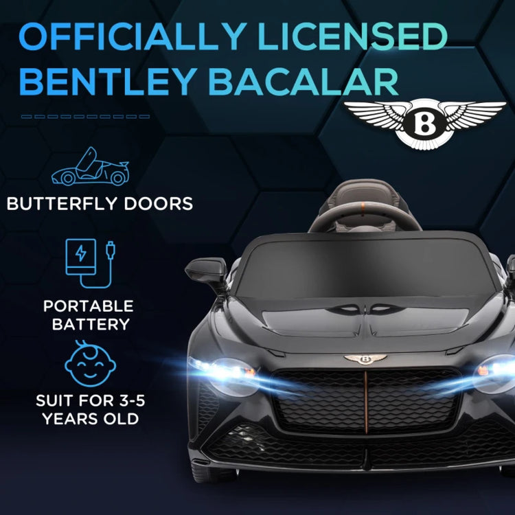 12V Licensed Bentley Bacalar Kids Electric Ride-on Car