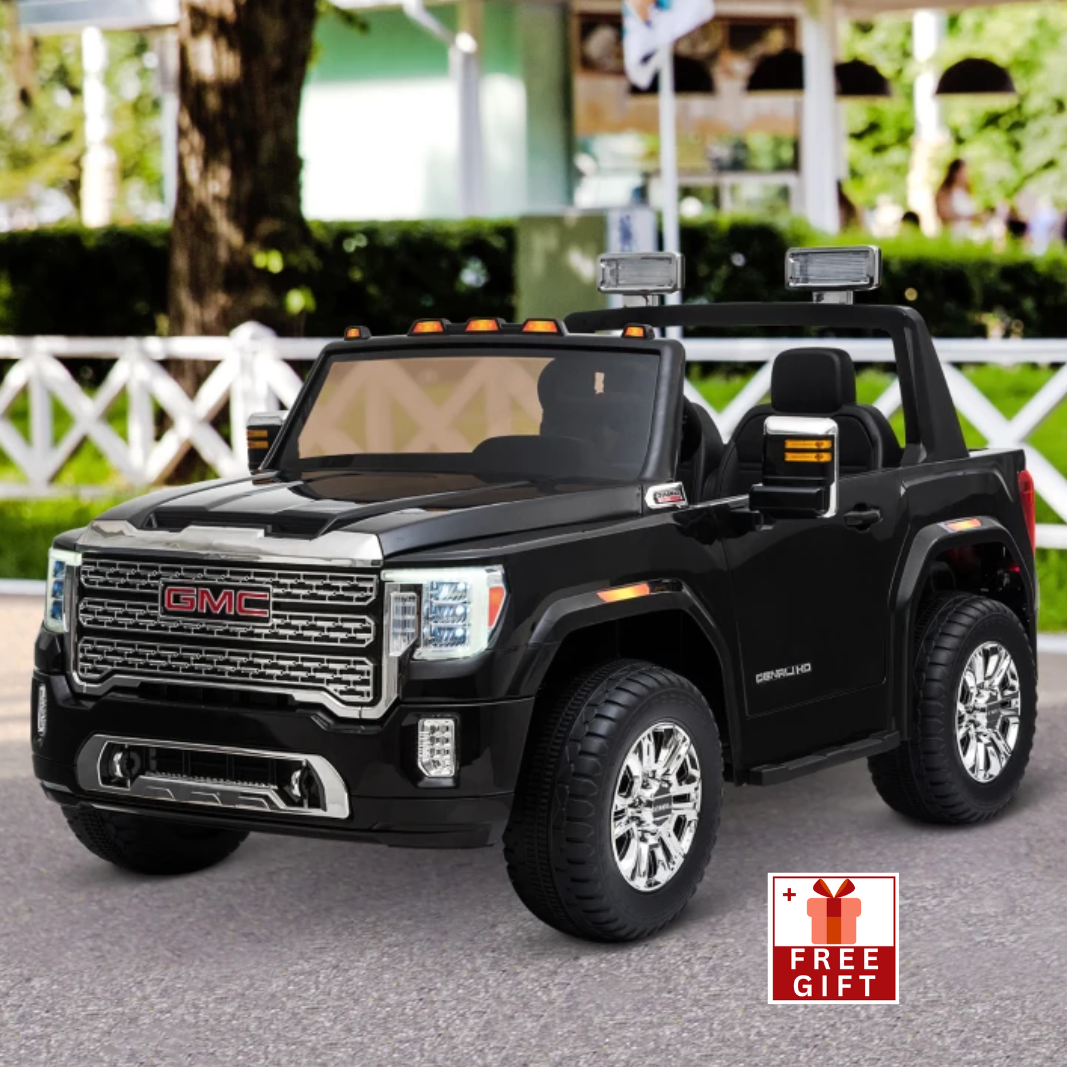 12V Licensed GMC Sierra HD Battery Kids Ride On Car 