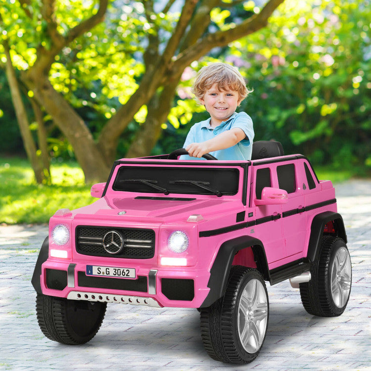 Pink 12v mercedes benz