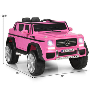 Pink 12v mercedes benz