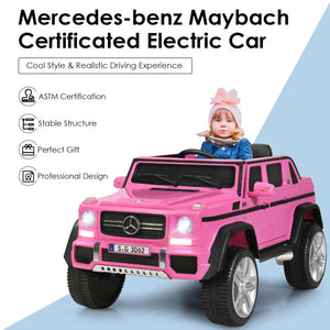 Pink 12v mercedes benz