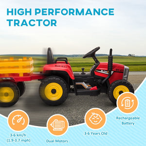 Ride on Tractors for kids ages 3-6 Red