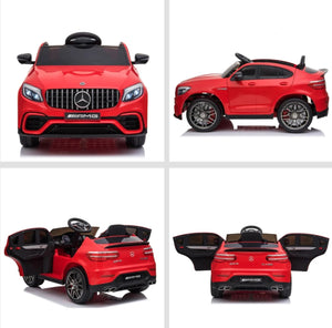 12V Toddler Ride On Car with Remote Control, Mercedes Benz AMG GLC63S Coupe
