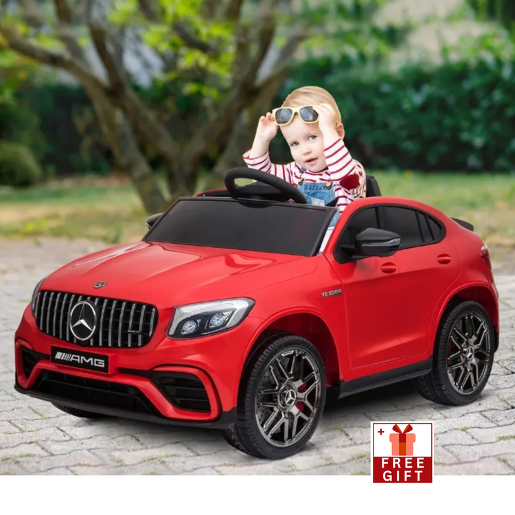 12V Toddler Ride On Car with Remote Control, Mercedes Benz AMG GLC63S Coupe