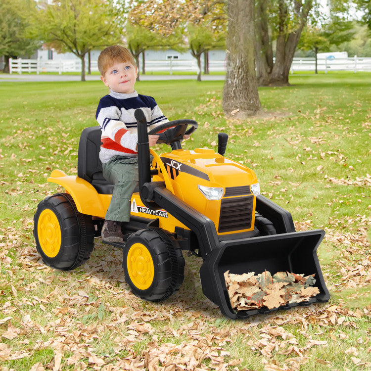 12 volt ride on tractor