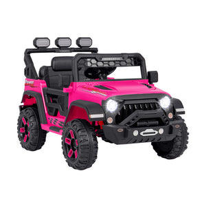 12V Electric Kids Ride-On Truck with Remote Control, Music, and LED Lights