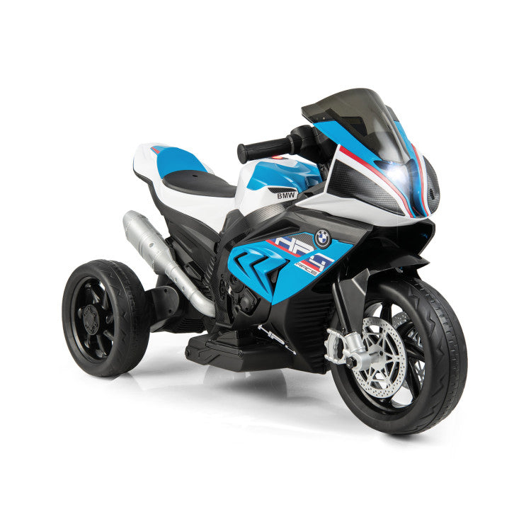 12V Licensed BMW Ride-On Motorcycle for Kids, Electric Toy Bike for Ages 3-8