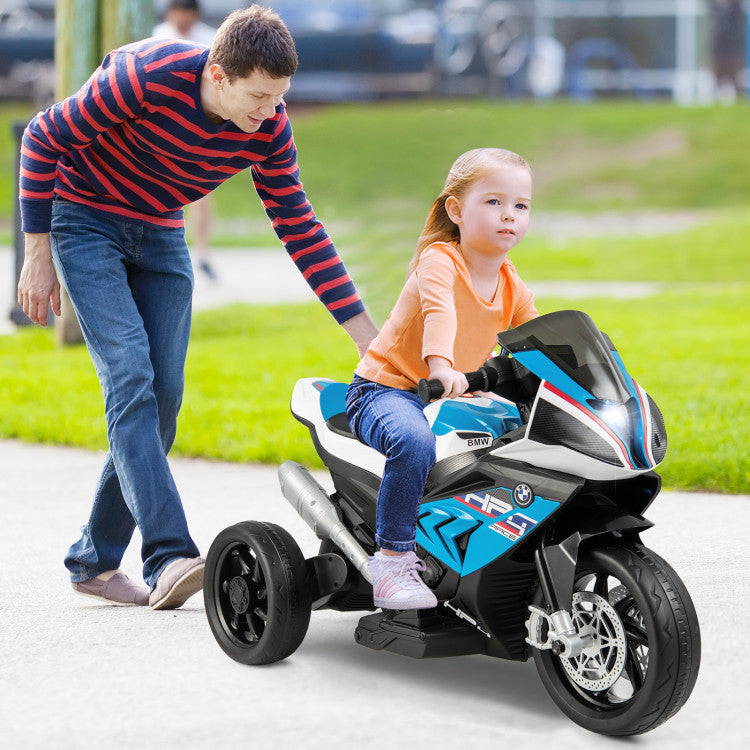 12V Licensed BMW Ride-On Motorcycle for Kids, Electric Toy Bike for Ages 3-8