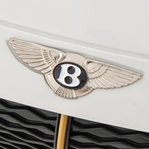 Bentley logo on a car grille