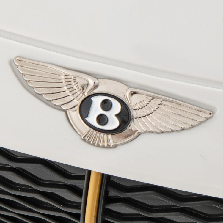Bentley logo on a car grille