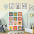 12-Cube Kids Wardrobe Closet with Hanging Rod & Doors – Storage Shelve Organizer