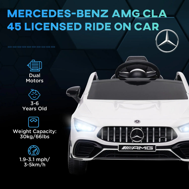 12V Mercedes AMG ride-on electric car for children.