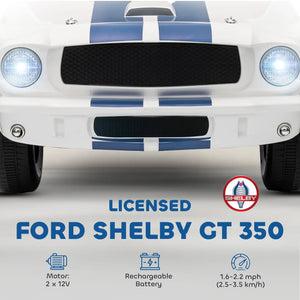 12V electric ride-on toy car with realistic features