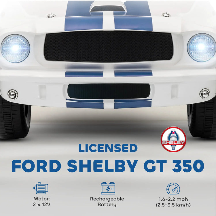 12V electric ride-on toy car with realistic features