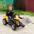 12V battery powered kids ride on excavator